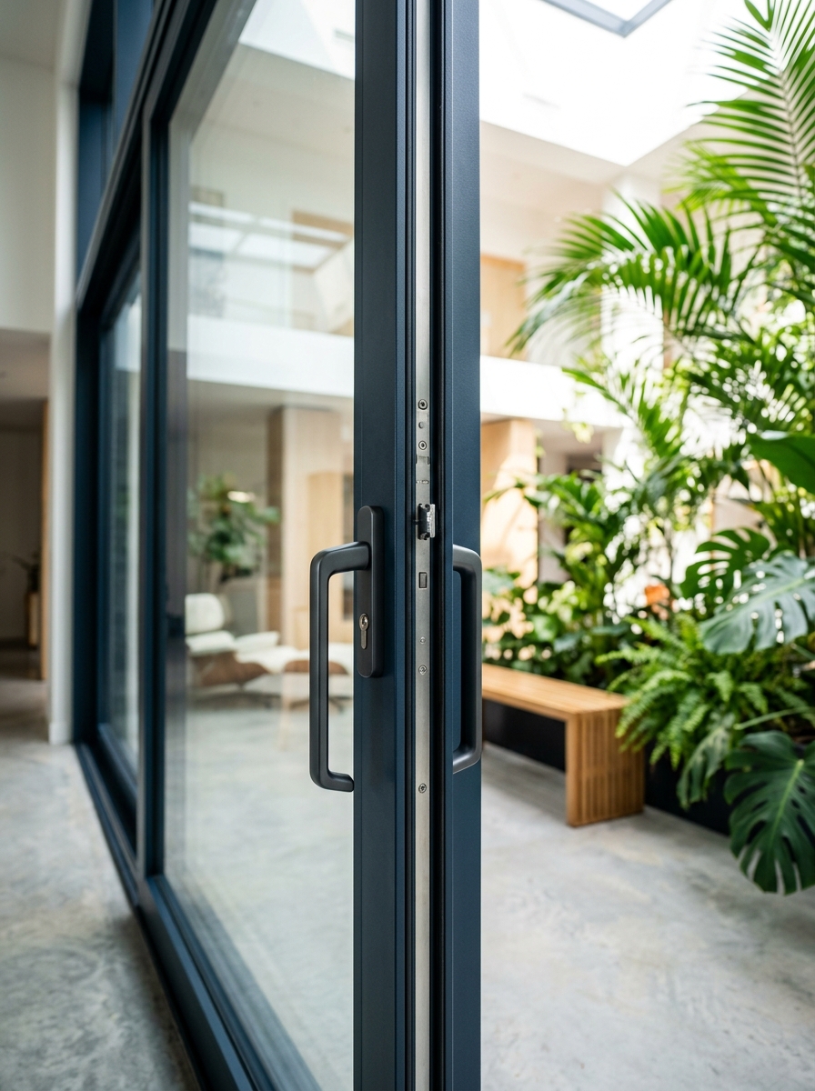 Sliding Glass Door Interlock Edge Detail